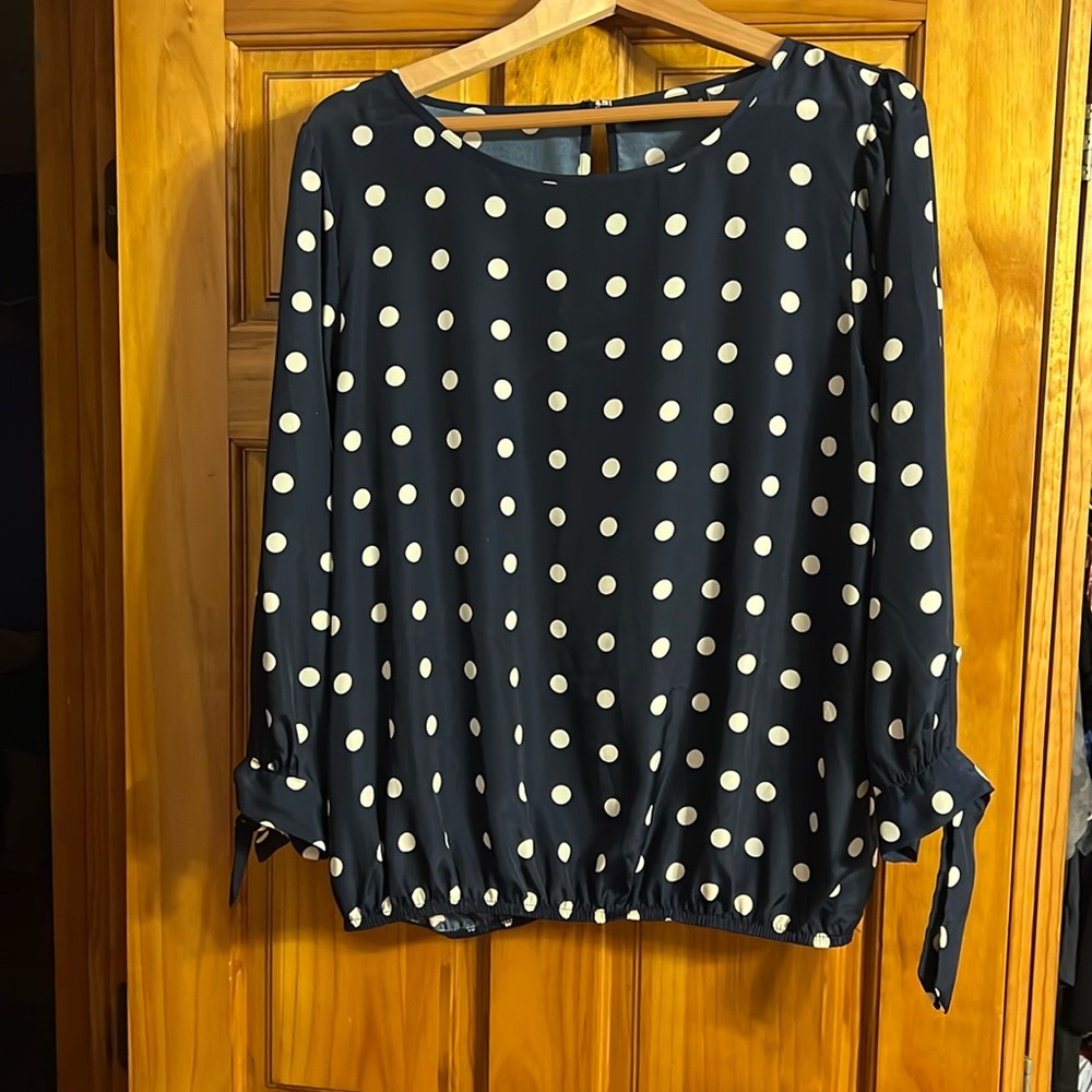 Metaphor long sleeve blouse